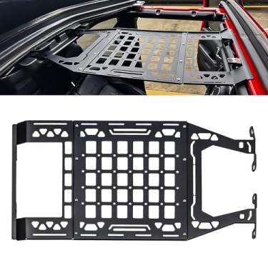 Imagem de Painel Molle de teto de carga compatível com Jeep Wrangler JL JLU 2018-2024 e Gladiator JT 2020-2024 portas/sem perfuração (não aplicável com modelos elétricos de capota macia)