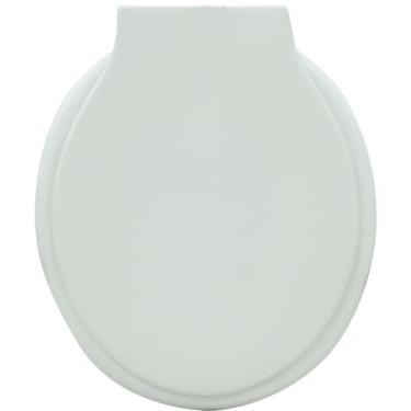 Imagem de Assento de Vaso Sanitário Chapéu de toalete oval com tampa, adapta-se à maioria dos tamanhos(BRANCO (SOPRADO))