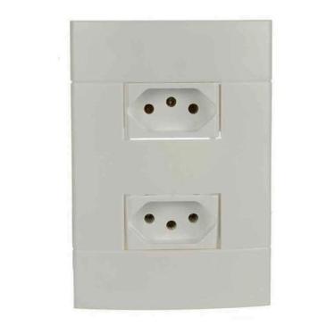 Imagem de Tomada Dupla 10A + 20A Conjunto 4x2 Lunare Schneider