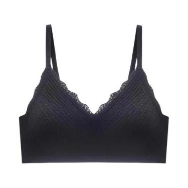 Imagem de Sutiã De Renda Sem Costura Para Mulheres, Sem Escorregamento, Com Alça