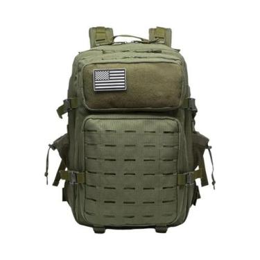 Imagem de Mochila Tática De 50L MOLLE Para Caminhadas Ao Ar Livre Para Homens Co