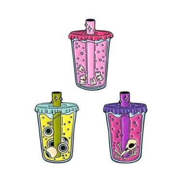 Imagem de Conjunto De Pins De Esmalte De Filmes De Terror De Halloween: Esquelet