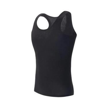 Imagem de Camiseta Regata Masculina De Algodão Sem Mangas Para Todas as Estações