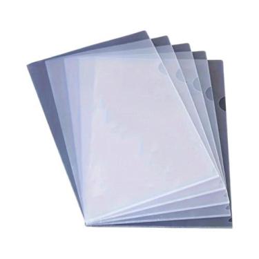 Imagem de Pasta De Documentos Em PVC Transparente Em Forma De L A4 Com 30 Unidad