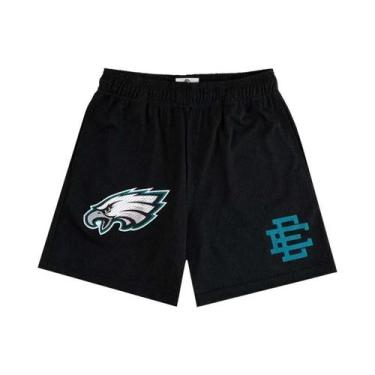 Imagem de Bermuda De Ginástica Masculina Com Estampa Floral Em Malha Verão 2025 