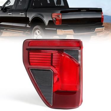 Imagem de MIEF ROD Luz traseira de halogênio (lâmpadas não incluídas) Adequado para Ford F150 XL/XLT/STX 2024 2025 Lanterna traseira de freio traseiro com ponto cego (módulo W/O) (esquerda)