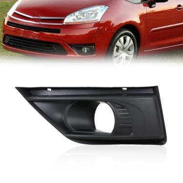 Imagem de JESYMBX Grade de acabamento da moldura da tampa do farol de neblina para Citroen C4 Picasso 7414SC 7414SK esquerda