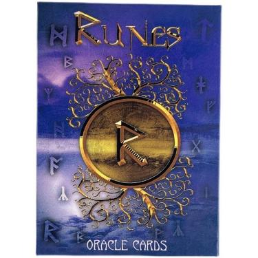 Imagem de Jogo de cartas Runes Oracles Cards para família, adultos e adolescentes