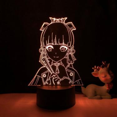 Imagem de Luz noturna LED 3D Plants vs Zombies Kamisatos que muda de cor