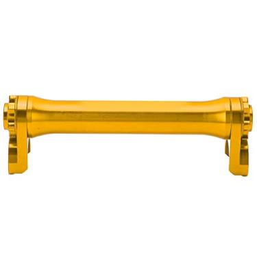 Imagem de Generic Barra Telescópica de Extensão de Roda Fácil, Liga de Alumínio Leve para Bicicleta Dobrável 3sixty, Instalação Robusta, 1x Haste de Extensão para Ciclistas (Ouro)