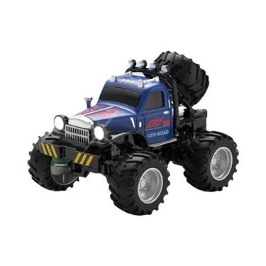 Imagem de Carro Mini RC Para Crianças 164 24G Controle Remoto Off-Road Caminhão 