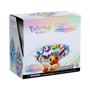 Imagem de Cartas Pokémon Prismatic Evolutions Em Inglês, Coleção De Cartões De P