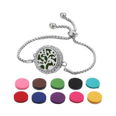 Imagem de Pulseira De Aromaterapia Árvore Da Vida, Difusor De Óleo Essencial De 