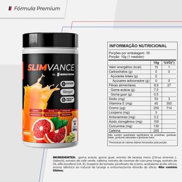 Imagem de Slimvance Fibras com Cafeina 300g Laranja-Unissex