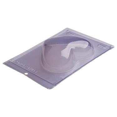 Imagem de Forma de silicone 3 partes coração liso cod-40 porto formas