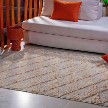 Imagem de Tapete 150 X 200 Alto E Baixo Relevo Chalé Pousada Fazenda Quarto Sala