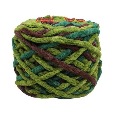 Imagem de Fio De Poliéster Macio E Grosso (2 Peças) Para Tricô Manual, Crochê, C