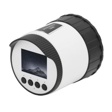 Imagem de Jectse Ocular da Câmera do Telescópio WiFi 2K, Câmera Ocular Eletrônica Sem Fio Com Tela de 2 Polegadas e Bateria de 2000mAh, para Binóculos Monoculares de 36-73mm, Telescópio de (64GB)