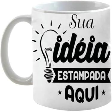 Imagem de Caneca Personalizada com sua foto/arte/logo/mensagem - Cerâmica - Caneca - 325 ml