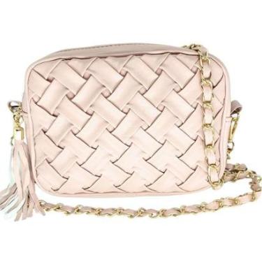 Imagem de Bolsa feminina tiracolo transversal tote media premium-Feminino