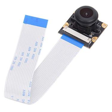 Imagem de MLMLH Módulo de câmera, chip IMX219 de 8 MP com suporte para visualização noturna, reconhecimento facial 3280 x 2464 130° com abraçadeira 25 x 24 x 14,5 mm