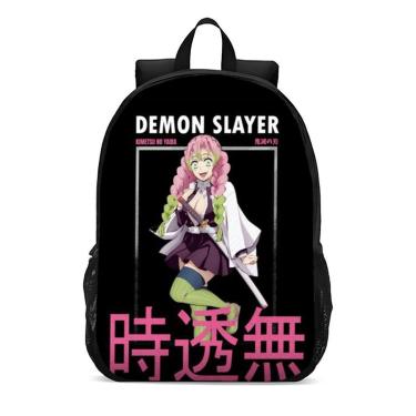 Imagem de Mochila Escolar Infanto Juvenil Anime Demon Slayer Mitsuri Novidades 0456-Unissex