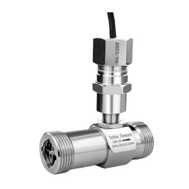 Imagem de Medidor de fluxo de turbina à prova d'água IP68 Sensor de fluxo de água líquida