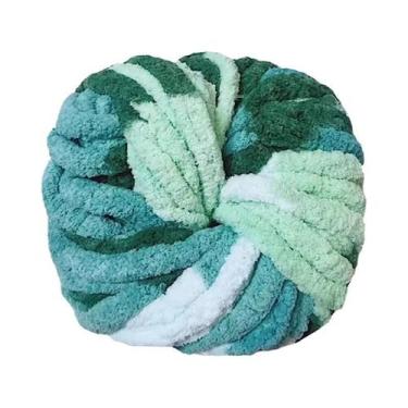 Imagem de Fio Chenille Colorido Macio De 250g Para Tricô Grosso, Ninhos Para Ani