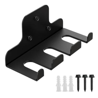 Imagem de Suporte De Barra Para Parede - Organizador De Parede Para Barras De Ginásio | Rack Para Halteres De Academia,Para Uso Em Casa Garagem No Fitness Exercício E Levantamento De Peso Com Kettlebell E