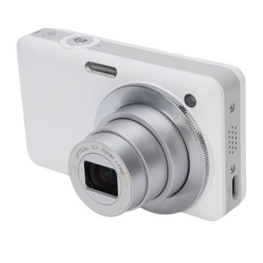 Imagem de EBTOOLS Câmera Digital 4K, Câmera de Vlogging WiFi Com Foco Automático de 64 MP Com Zoom óptico de 10X Zoom Digital de 2X Flash de Tela de 3 Polegadas, para Fotografia Adolescentes (WHITE)