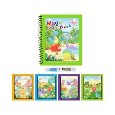 Imagem de Livro Mágico De Pintura Com Aquarela Para Crianças Com Caneta De Água 