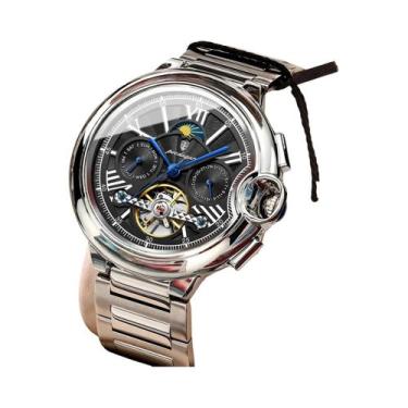 Imagem de Relógio De Luxo Masculino Em Aço Inoxidável Automático Mecânico À Prov