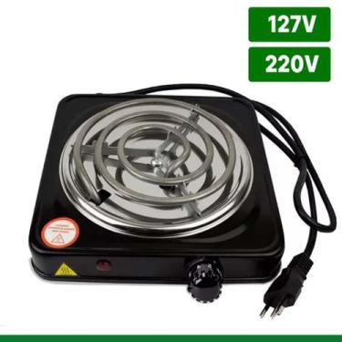 Imagem de Fogareiro Elétrico 1 Boca Snel Camping, Preto, 220v 1 boca