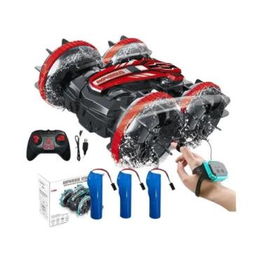 Imagem de Carro RC Anfíbio 4WD Com Controle Remoto, Veículo De Acrobacias, Brinq