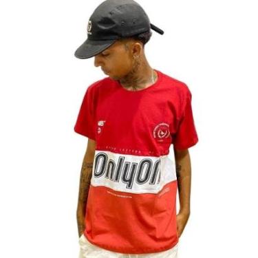 Imagem de Camiseta Masculina Especial Onbongo Vermelha ON264 Vermelho-Masculino