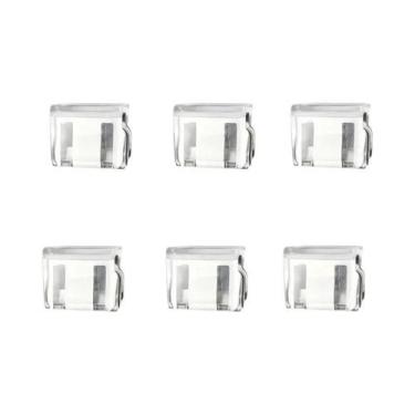 Imagem de Trava De Janela Deslizante Reforçada De 6 Peças Com Clipes De Fixação 