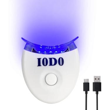 Imagem de Luz recarregável de clareamento dental 5 LED azul UV lâmpada de clareamento dental profissional apenas luzes LED aceleradoras (gel não incluído)