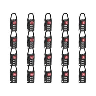 Imagem de Cadeado De Combinação Antifurto Em Liga Metálica Para Armário, Bagagem