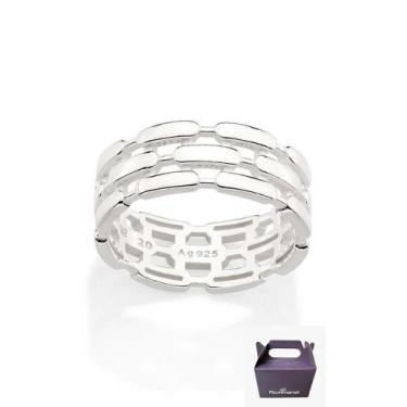Imagem de Anel Trabalhado Masculino Prata 925 810304 Rommanel, Prata, 22