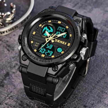 Imagem de Relógios De Quartzo Cronômetro Skmei Casual Resistênte à água 2031 Dourado