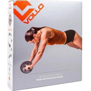 Imagem de Roda para Exercícios Abdominais Dupla - Vollo Vp1057 - Vollo Sports, C