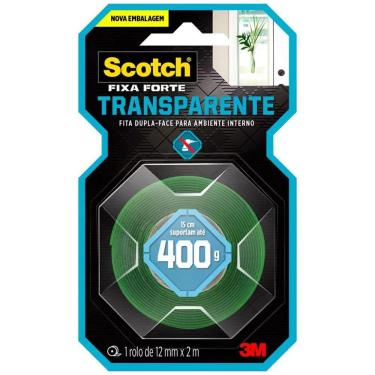 Imagem de Fita Dupla Face Fixa Forte 12mm X 2m - 3m