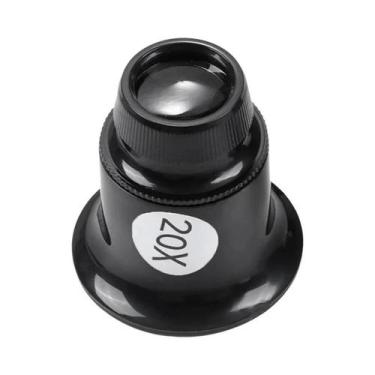 Imagem de Lupa De Alta Ampliação Para Relojoeiro 3X 5X 10X 15X 20X, Lente De Aum