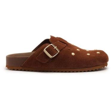 Imagem de Mule Clog Tachas Couro Lançamento AnaCapri-Feminino