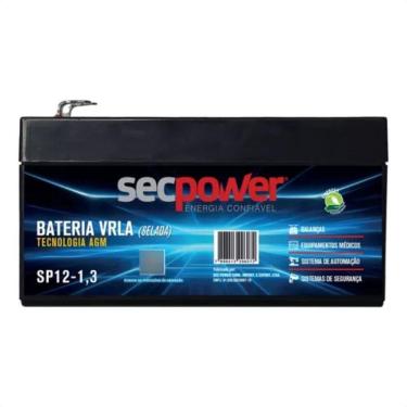 Imagem de Bateria Selada VRLA 12V 1,3AH SP 12-1,3 Secpower
