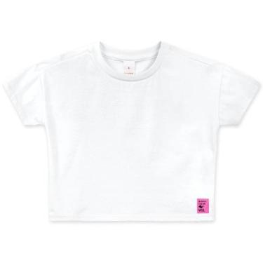 Imagem de Blusa Cropped Aroma Manga Curta Infantil Feminina Marisol Blusa Croppe