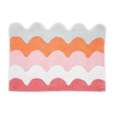 Imagem de Tapete de Banheiro Flow Colorido - Westwing Collection, Colorido