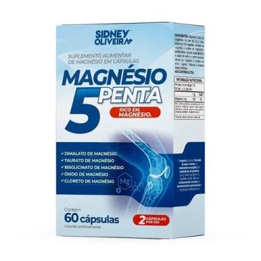 Imagem de Magnésio Penta 60 Capsulas Sidney Oliveira