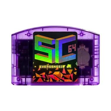 Imagem de Cartucho De Jogo Compatível Com Nintendo 64 5000 Em 1 SC64 Open Source