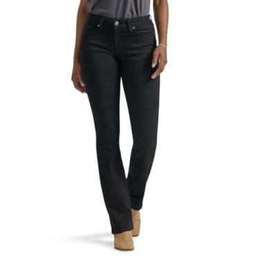 Imagem de Lee Jeans feminino Legendary Mid Rise Bootcut, Preto, 13 Altura